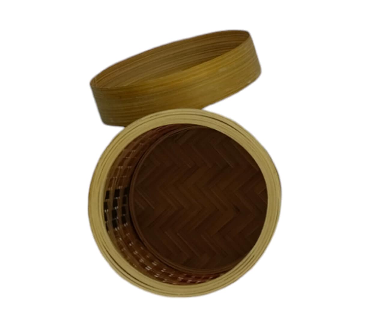 Bamboo Rounded Box | Kitchen & Pencil Organizer | Natural Handy Craft - Image 4