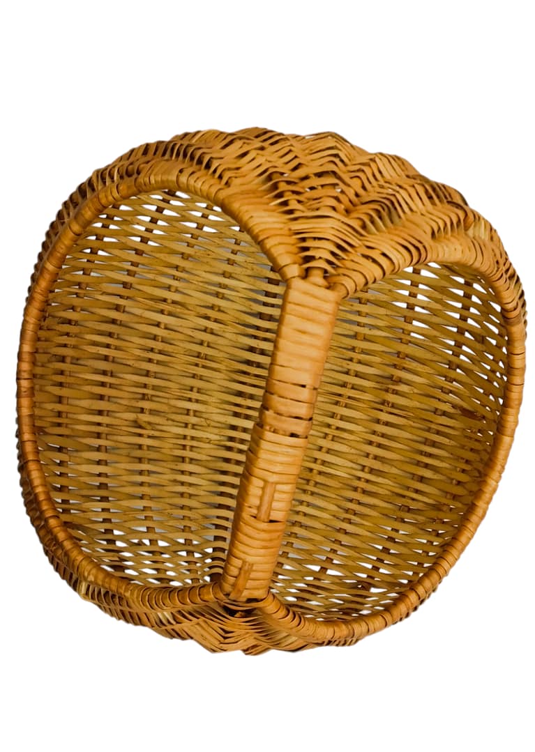 Bamboo Basket | Cane Basket | Basket For Gift Hamper | Wicker Basket| Flower and Vegetable Basket - Image 5