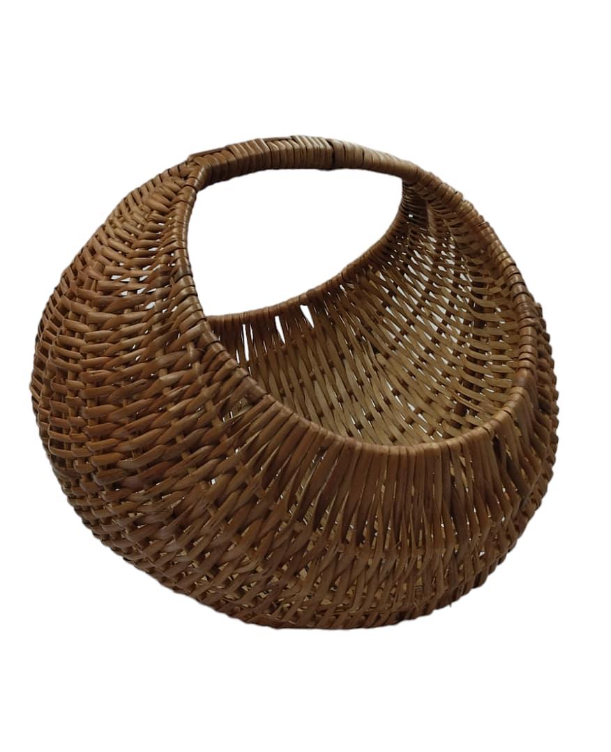 Bamboo Basket | Cane Basket | Basket For Gift Hamper | Wicker Basket| Flower and Vegetable Basket - Image 4