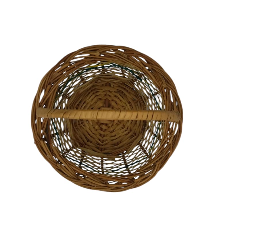 Bamboo Multipurpose Small Basket With Handle | Fruit & Vegetable Basket | Gift Hamper - Image 6