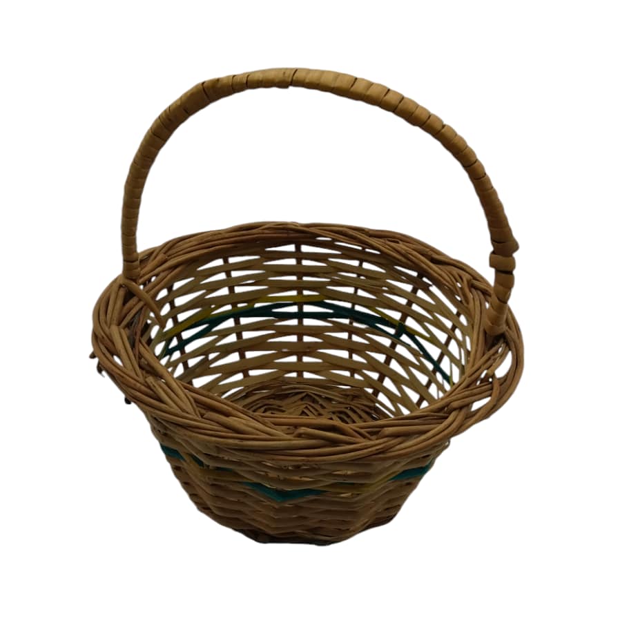 Bamboo Multipurpose Small Basket With Handle | Fruit & Vegetable Basket | Gift Hamper - Image 3