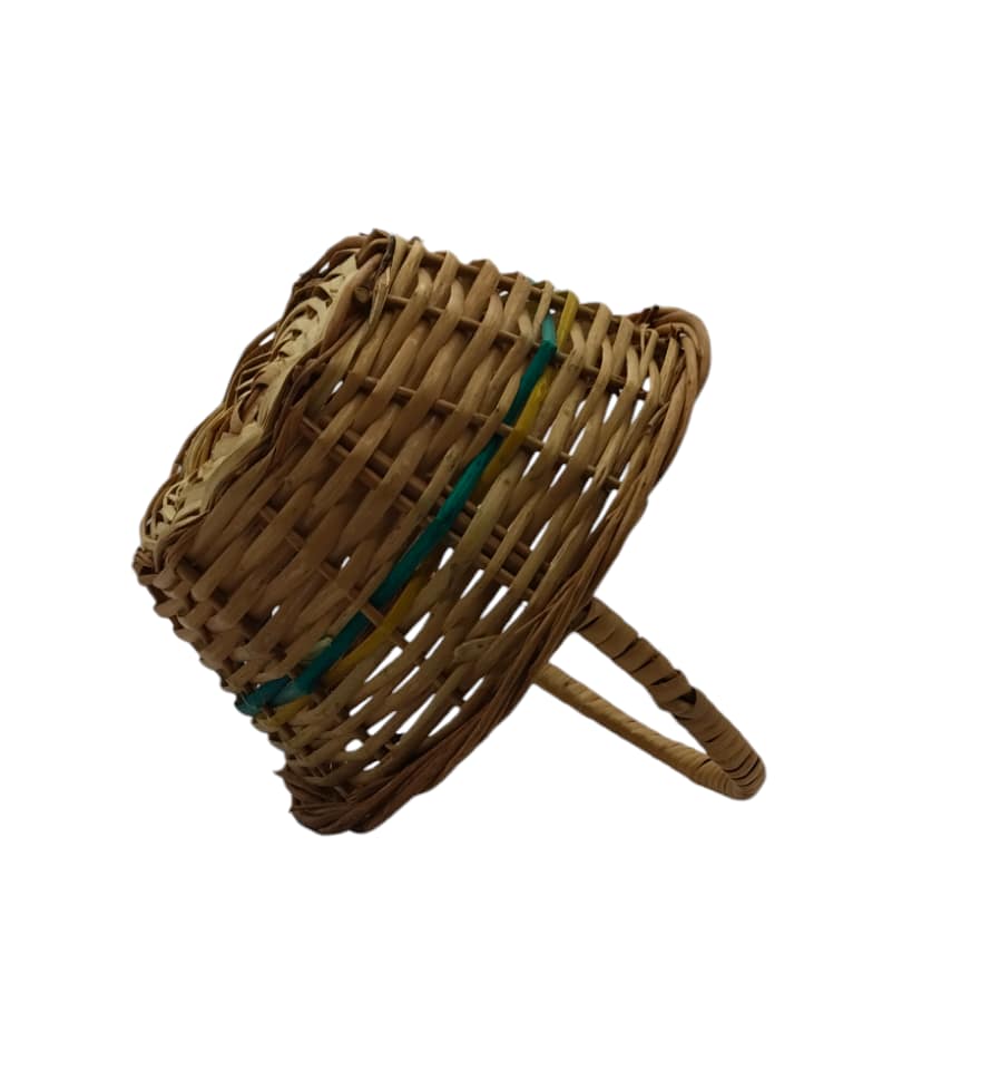 Bamboo Multipurpose Small Basket With Handle | Fruit & Vegetable Basket | Gift Hamper - Image 5